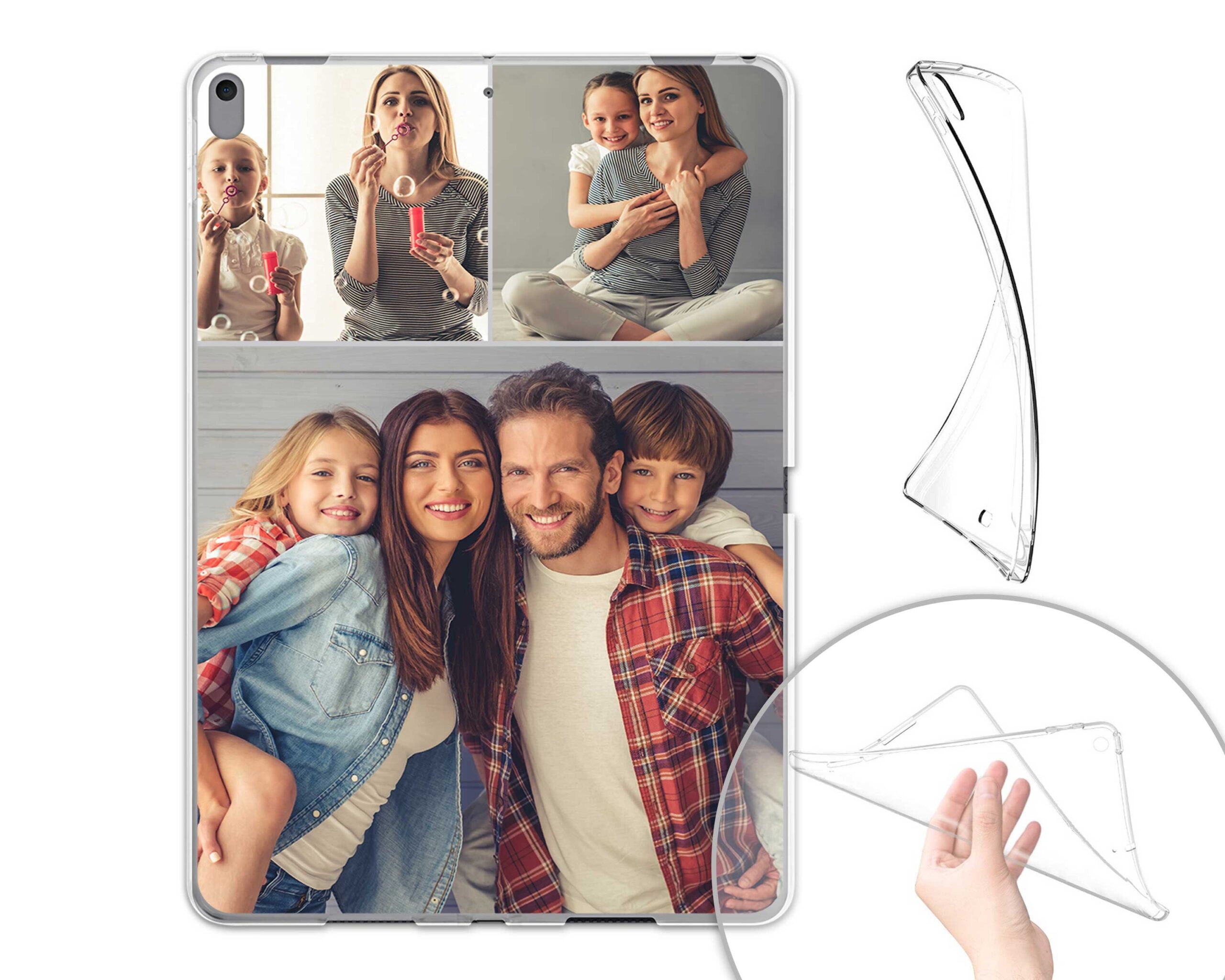 Personalised iPad Case Collage | Photo iPad | Gel Clear Silicon | iPad 6th Gen | iPad 7th Gen | iPad 8th Gen | iPad 10.2 | iPad 9th Gen - Image 6