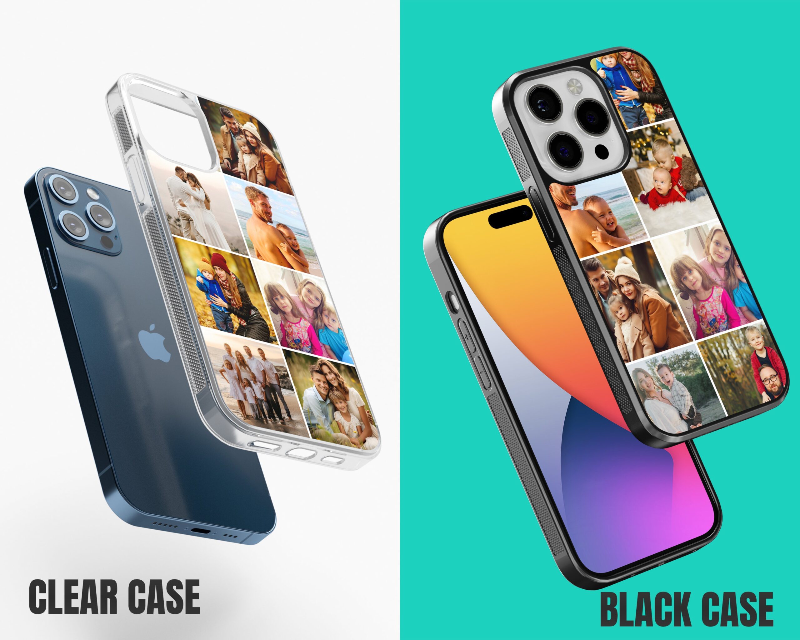 Personalised Collage Photo Phone Case for iPhone 11 | iPhone 12 | iPhone 13 | iPhone 14 | Samsung S7 | S8 | S9 | S10 | S20 | 21 | S22 Plus - Image 5