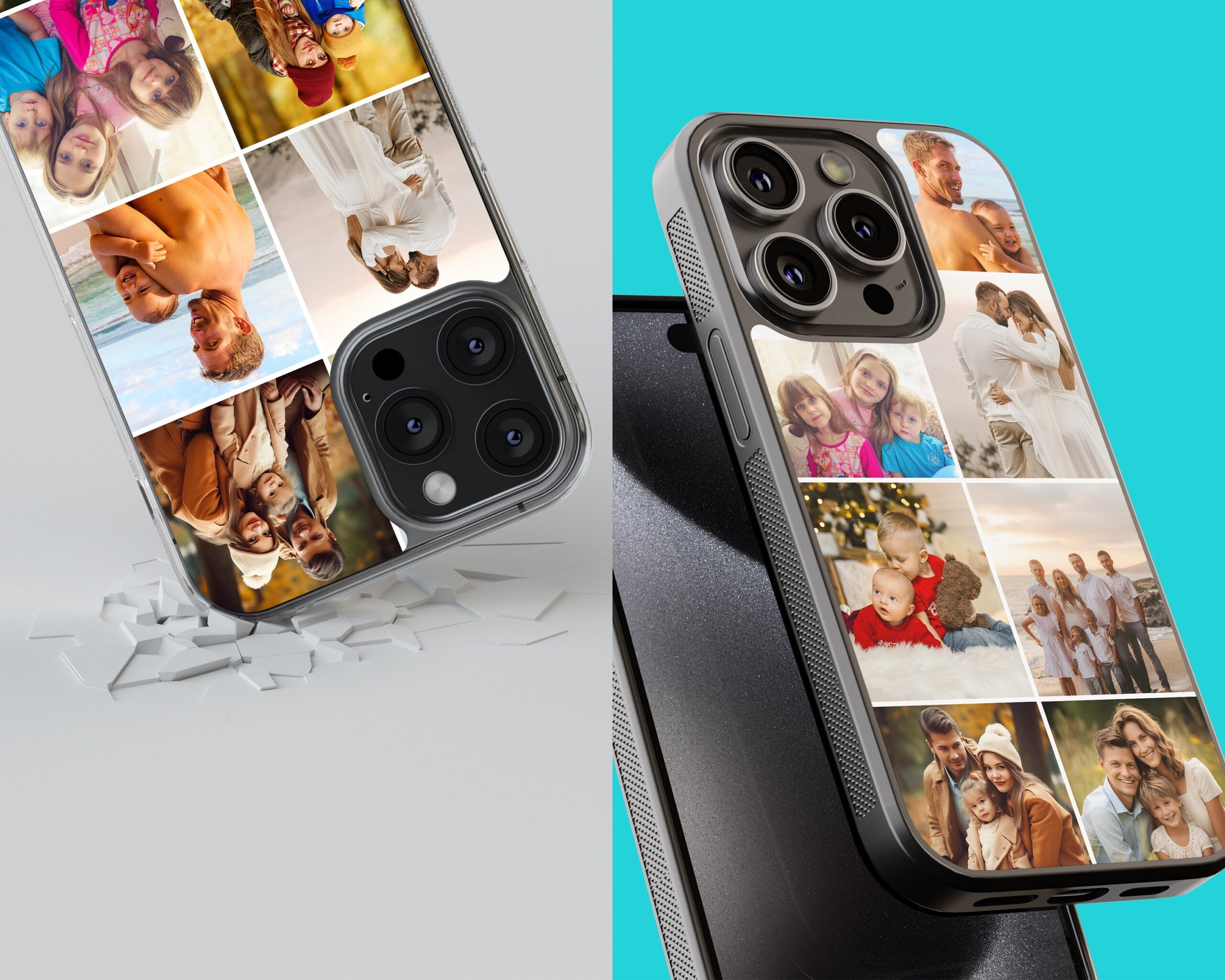 Personalised Collage Photo Phone Case for iPhone 11 | iPhone 12 | iPhone 13 | iPhone 14 | Samsung S7 | S8 | S9 | S10 | S20 | 21 | S22 Plus - Image 7